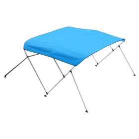 3 Bow Boat Bimini Tops 6'Lx(67"-72")W x 46"H Awning Canopy Pacific Blue